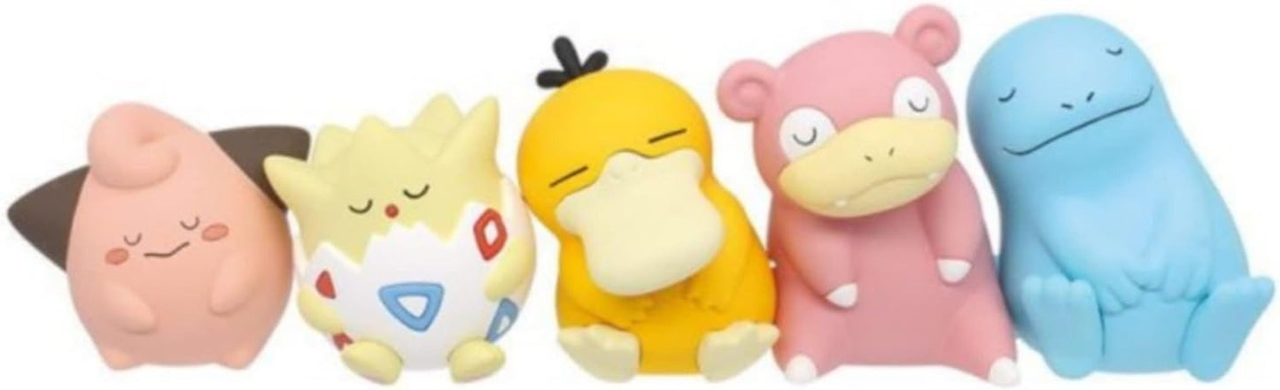 Takara Tomy Pokemon Pocket Monsters Shoulder Sleeping Zun Fig. Vol 3 Set of 5 - animetreat